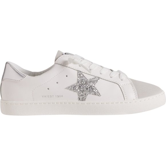 NEW VINTAGE HAVANA Carla Sneakers For WomenWhite/silver 255 2S6